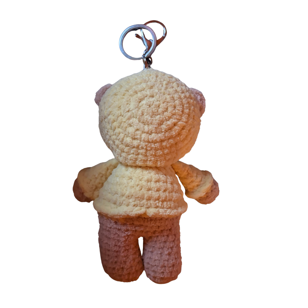 Hoodie Bear Bag Charm