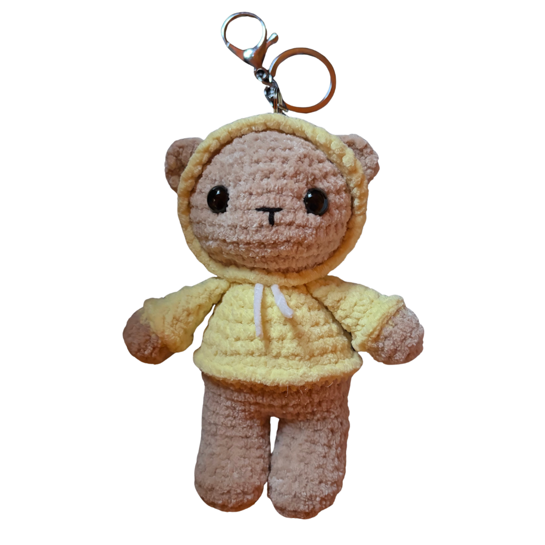 Hoodie Bear Bag Charm